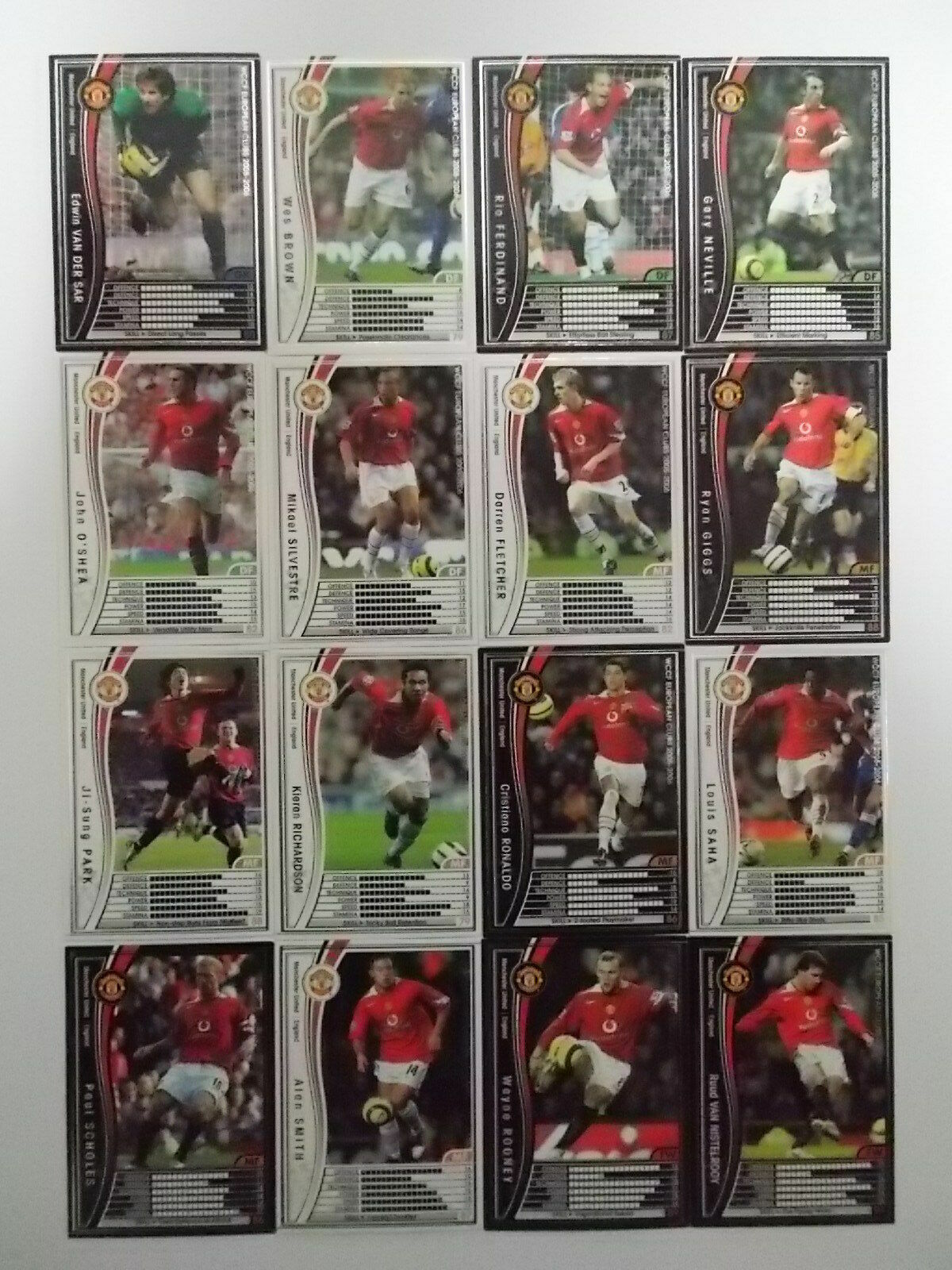 wccf マンユーセット Panini WCCF Base Team Set Manchester United | eBay
