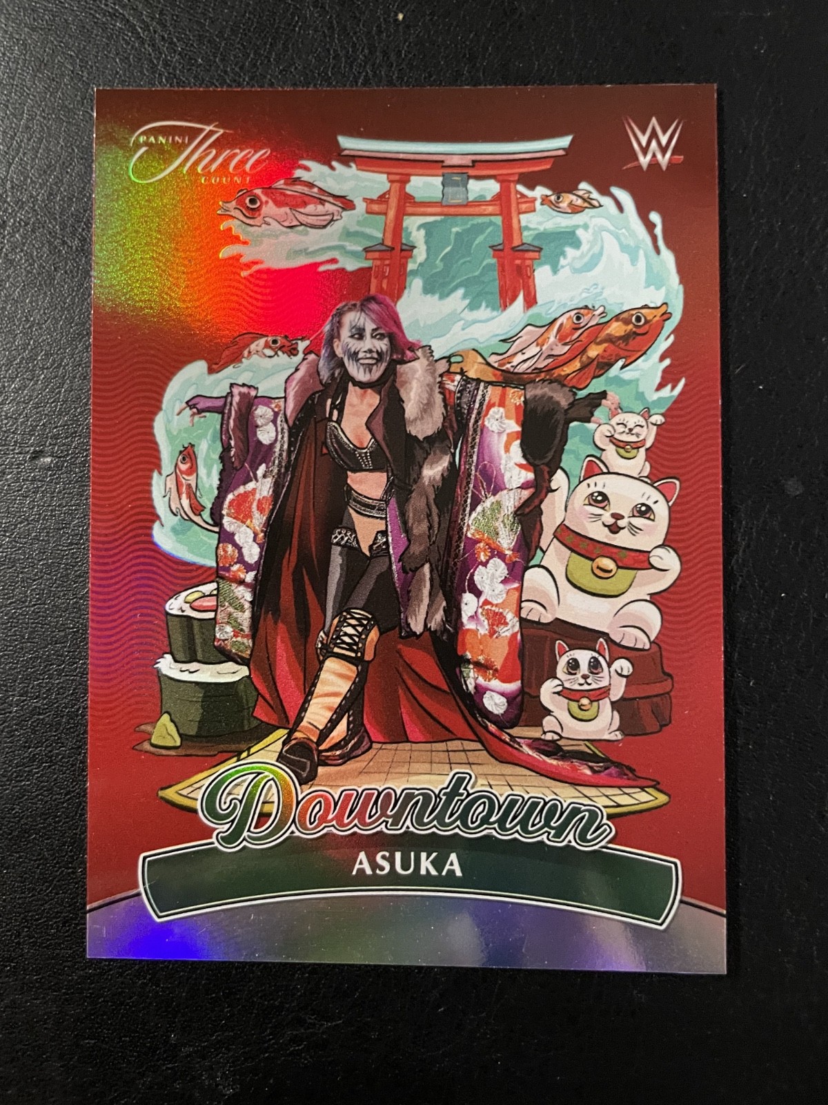 2024 Panini Three Count WWE Downtown #6 Asuka SP Case Hit