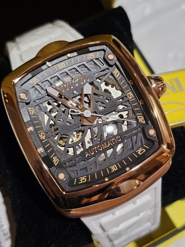 Pre-owned Invicta - Diablo - S1 Rally - Automatic - Nh70 Rose Gold / White - Mens Watch