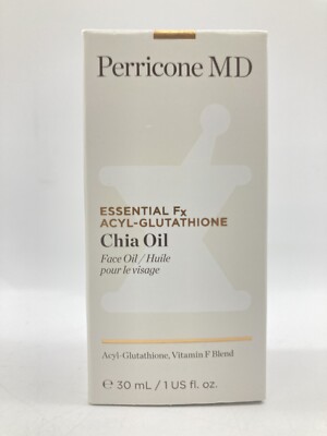Perricone MD Essential FX Acyl-Glutathione Chia Oil Face Oil 30ml / 1 oz New
