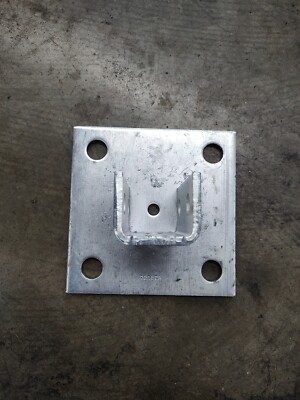 UNI Strut Post Base Hot Dip Galvanized B280SQHDG