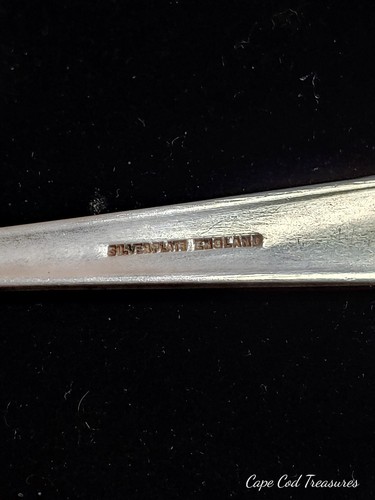 Set of 2 Vintage Silver Plated Queen Elizabeth II Coronation Spoons