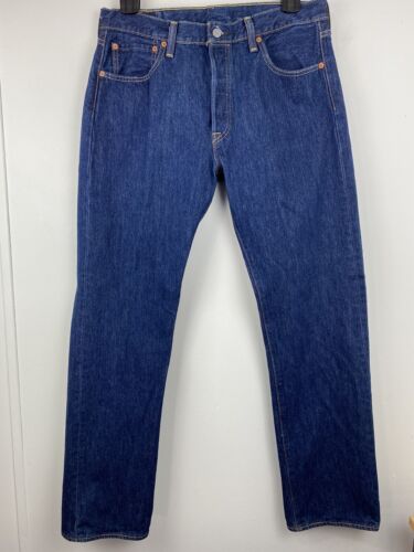 Levi's 501 Original size W34 L32 Men's Blue Straight Leg Levi's 501 Original size W34 L32 Men's Blue Straight Leg