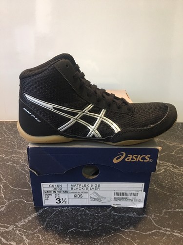 Black/Silver Wrestling Shoes Size 