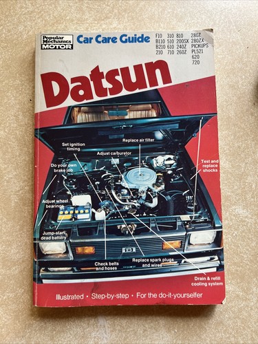 1981 Popular Mechanics Datsun Car Illustrated Guide 240Z
