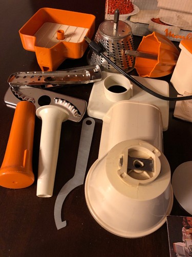 Vintage Moulinex Charlotte 308 Electric Meat Grinder Juicer Salad Maker Tested