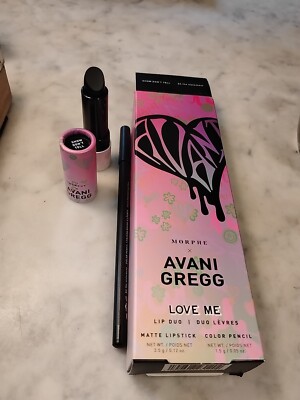 Morphe X Avani Gregg Love Me Lip Duo Matte Lipstick Show Don't Tell Color Pencil