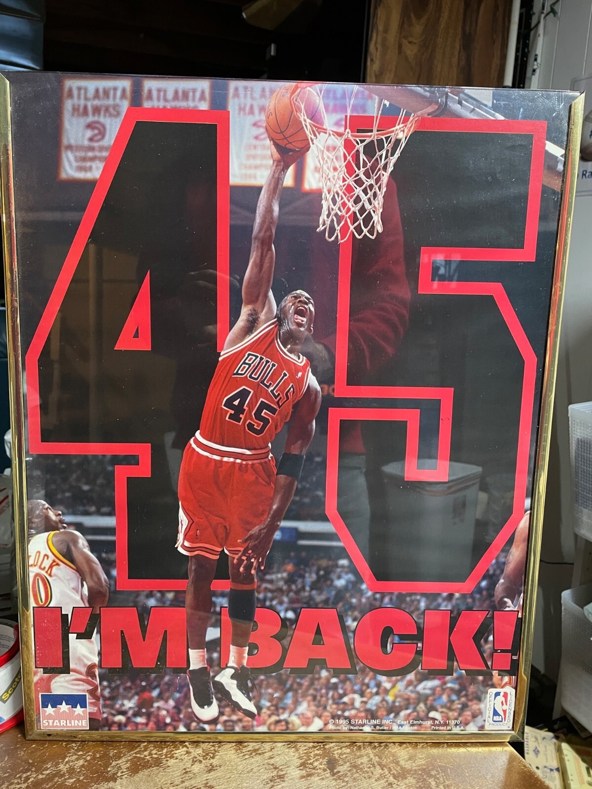 Michael Jordan #45 1995 Starline I'm Back Official NBA Michael Jordan #45 1995 Starline I'm Back Official NBA
