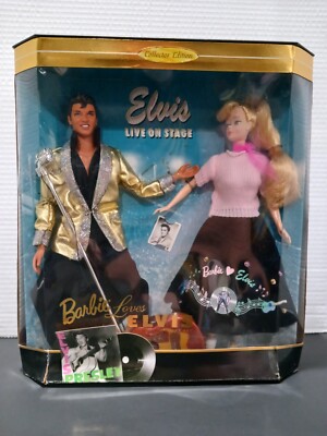 Elvis and barbie doll set hotsell