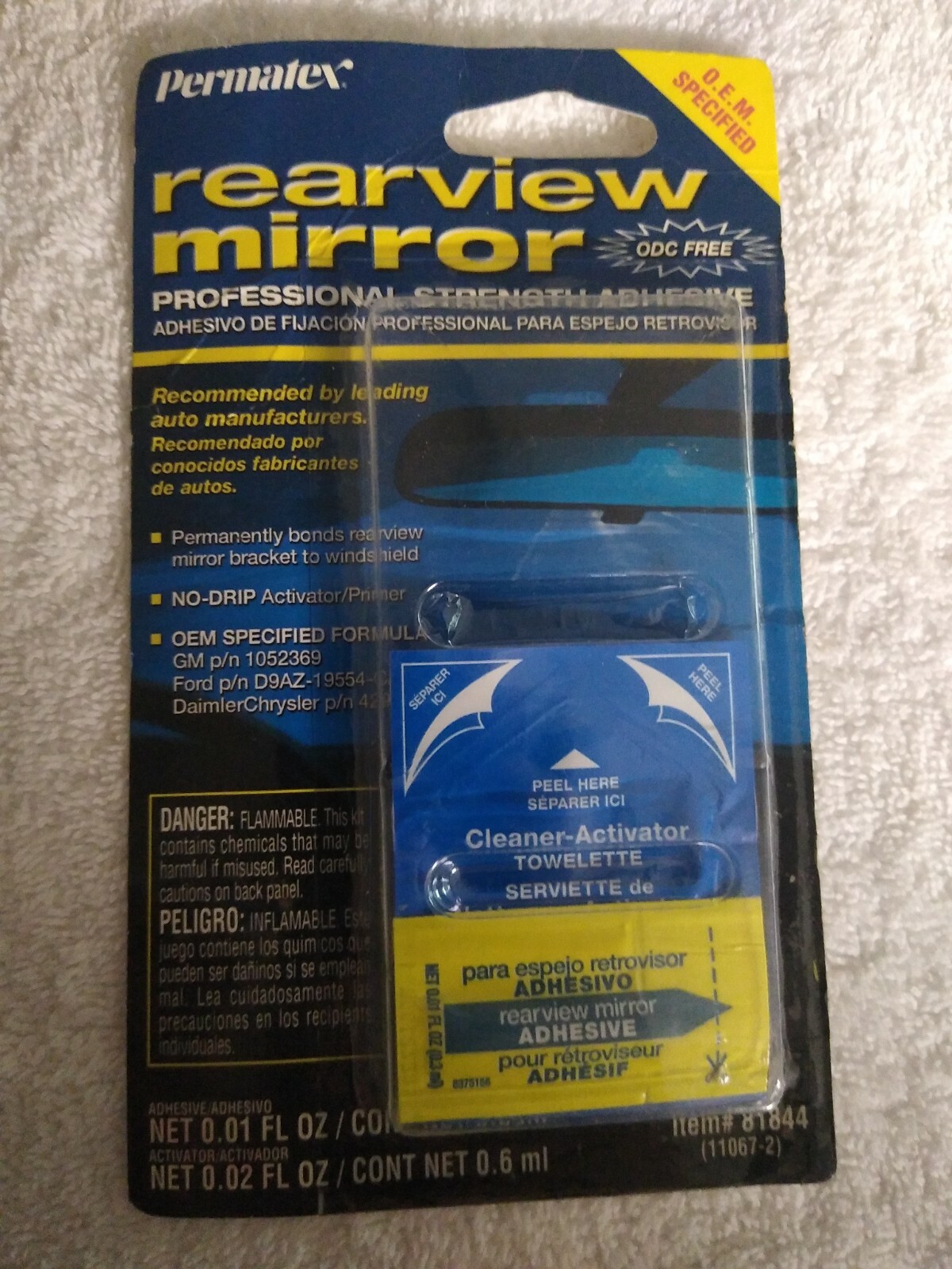Permatex Rear View Mirror Adhesive New for sale in Alvarado