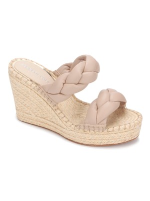 

KENNETH COLE Женские бежевые сандалии без шнуровки Olivia на платформе 1-1/2 дюйма, 8,5 м, Бежевый, KLS2064SO