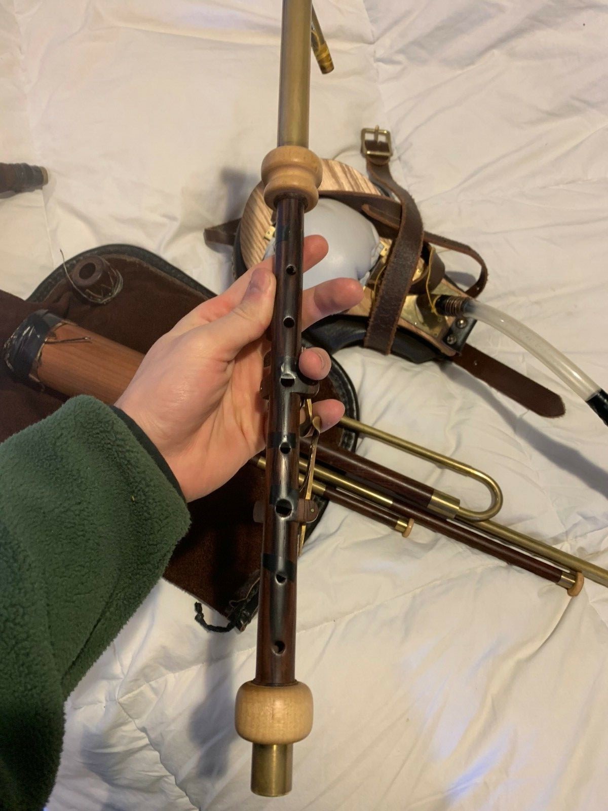 Neil O'grady Uilleann Pipes 1/2 set