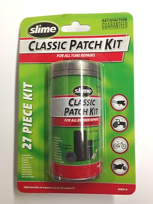 SLIME 4060-A 2 pack of Bike Patch Kit for Tube Tires 27 piece Patch Kit