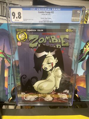 Zombie Tramp #52 Mendoza CGC 9.8 Risque Variant Cover Rare HTF