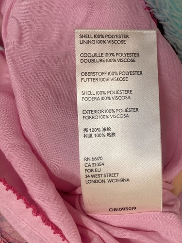 Anthropologie Pink Floral Sequin Pencil Skirt Straight Midi size 8 NWT
