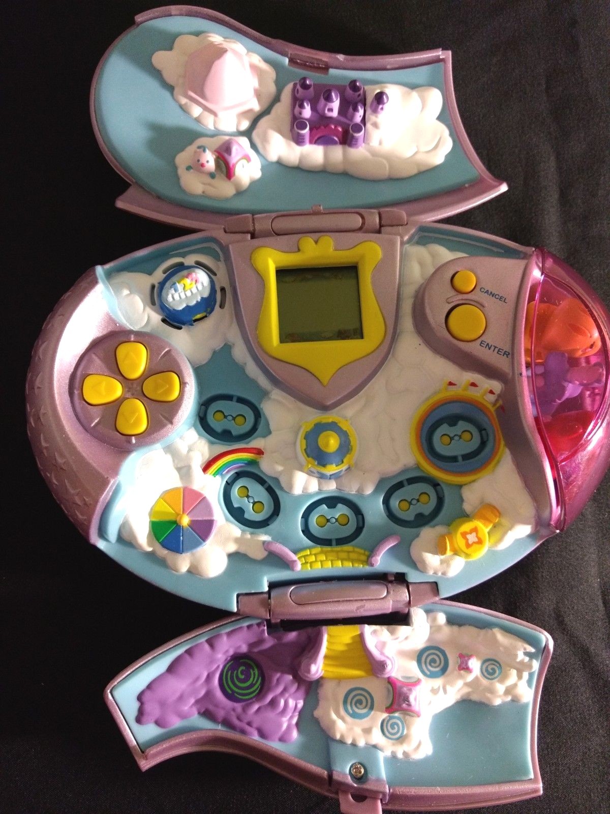 NEOPETS *Faerieland* Deluxe Portable Pocket Electronic Game w/ Figures & Manual