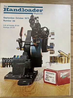 HANDLOADER AMMUNITION RELOADING JOURNAL  -  SEPTEMBER - OCTOBER 1972