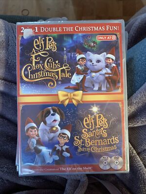 Elf On The Shelf Pets Fox Cubs Christmas Tale & Santa s St. Bernards Save DVD