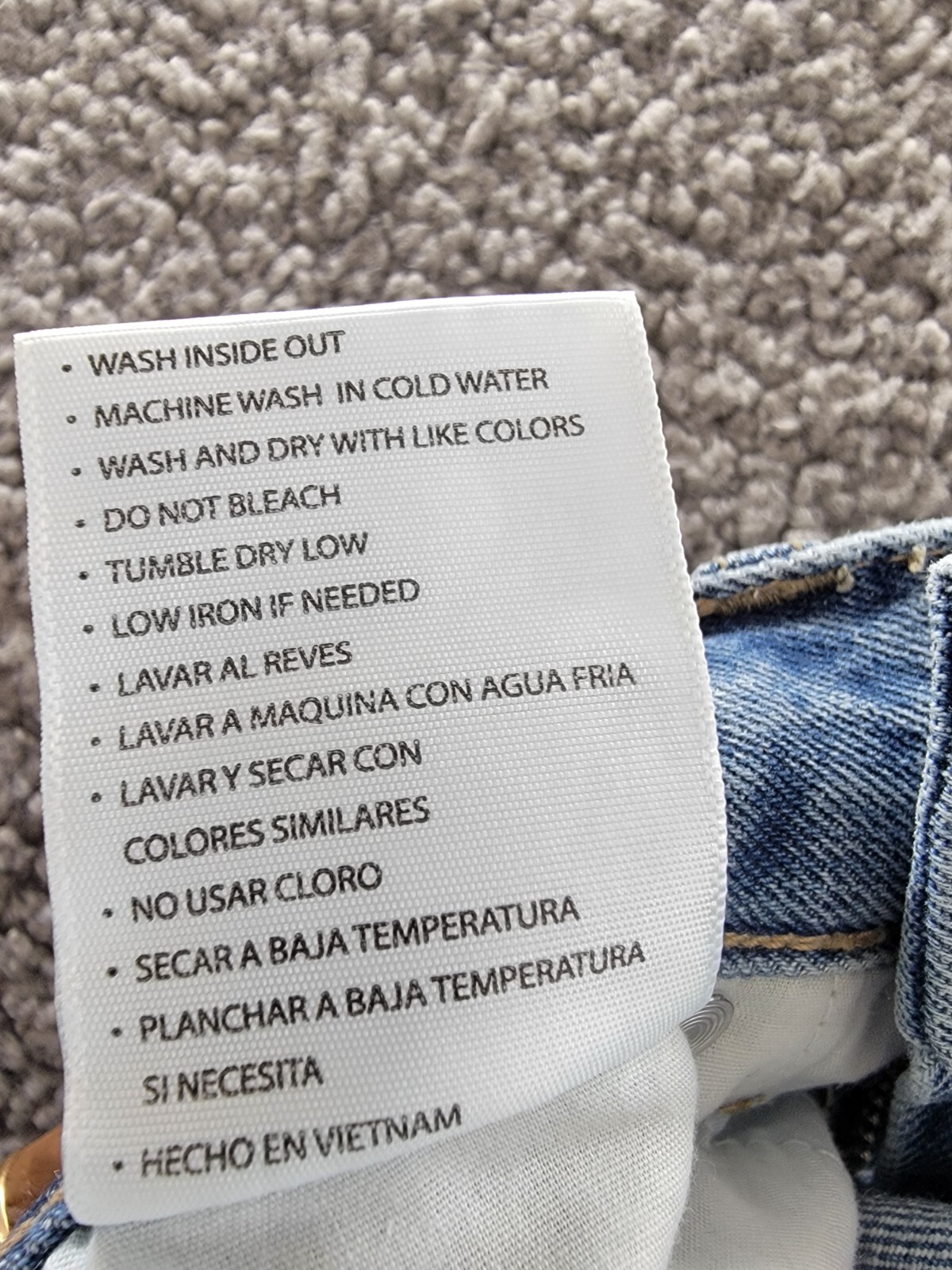KanCan Hilo Ultra High Rise 90's Flare Jeans Women's 3/25 Medium Blue Button Zip - Picture 16 of 18