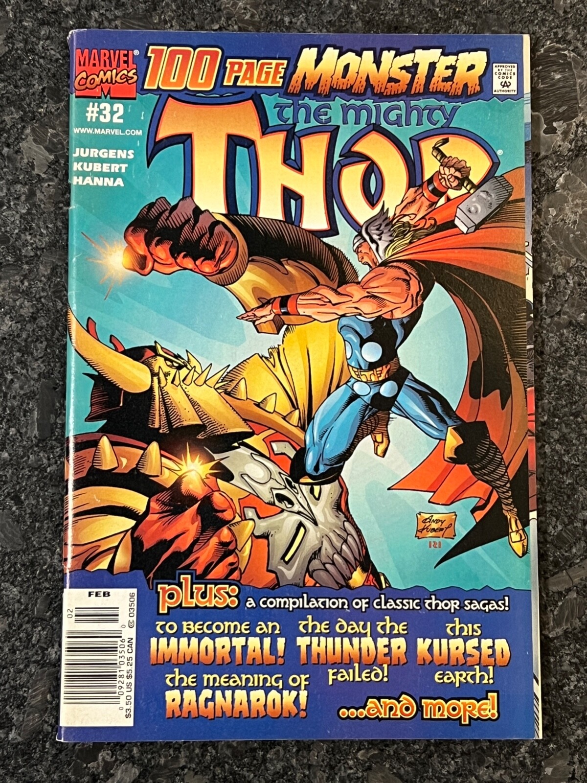 Thor, Vol. 2 #32 (Feb-01, Marvel Comics) | eBay
