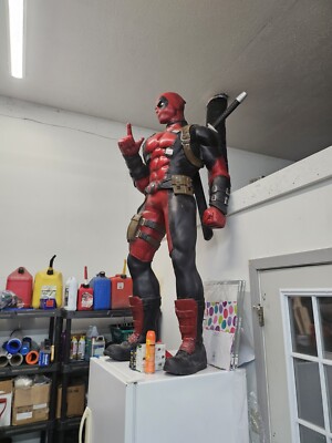 Marvel Classics DeadPool Life Size Foam Luxury Statue 6'2 Foot