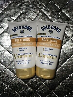 (2)Gold Bond Softening Hydrating Foot Cream 4 oz.   