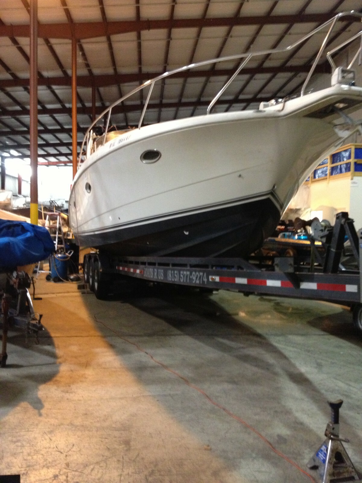 1997 SILVERTON 31 FOOT EXPRESS CRUISER WITH TWIN 454 EFI'S &4' SWIM PLATFORM