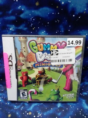 Nintendo Ds, 2-game Value Pack, Gummy Bears Minigolf  Sealed