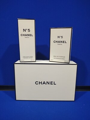 Authentic CHANEL Rectangular Empty Gift Box Container 8 1/2''x5 1/2''x3''