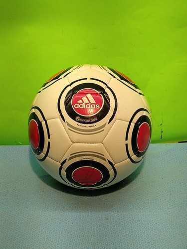 Adidas Terrapass Soccer Ball Matchball Replica Red Dot White