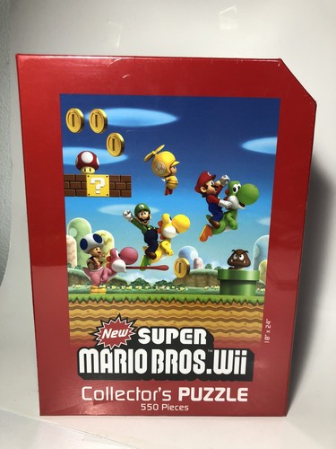 マリオコレクション NEW Super Mario Bros. Wii Collectors Puzzle 550 Pieces NEW