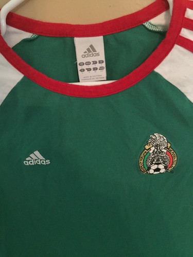 Mexico Adidas Soccer T Shirt Kids Sz. Small World Cup Soccer