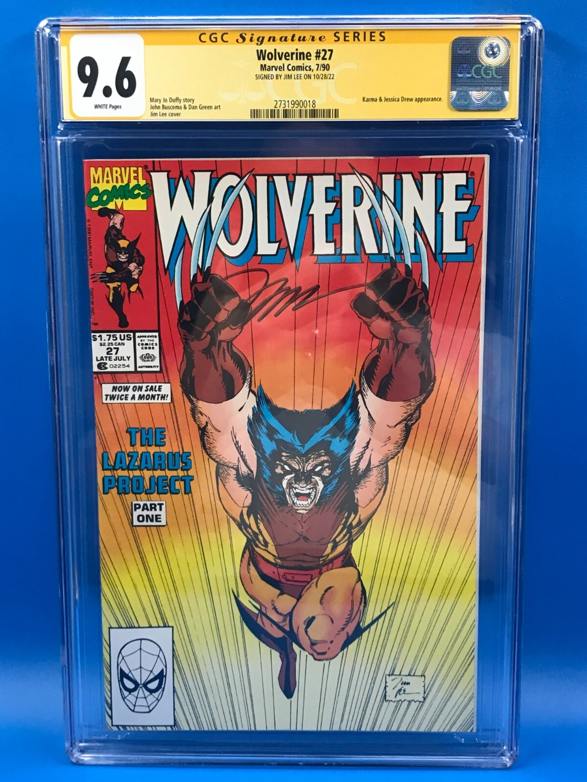 アメコミリーフ Wolverine #10 CGC 9.6 アメコミリーフ Wolverine #10 CGC 9.6