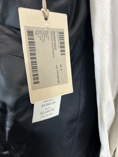 Pre-owned Brioni Giacca Colossoe Super 160's Solid Navy Blazer 2 Bt Sz Eu 60 R/us 50 R