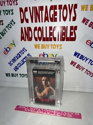 Arnold Schwarzenegger VHS Raw Deal 1986 HBO Video 1st Run Sealed Graded IGS 7/8