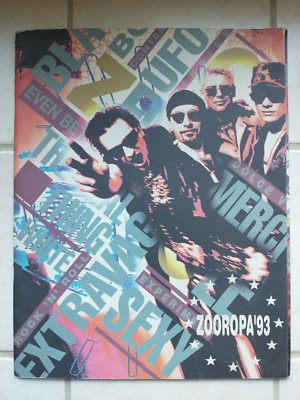 U2 Zooropa Tour 1993 Official Tour Program 