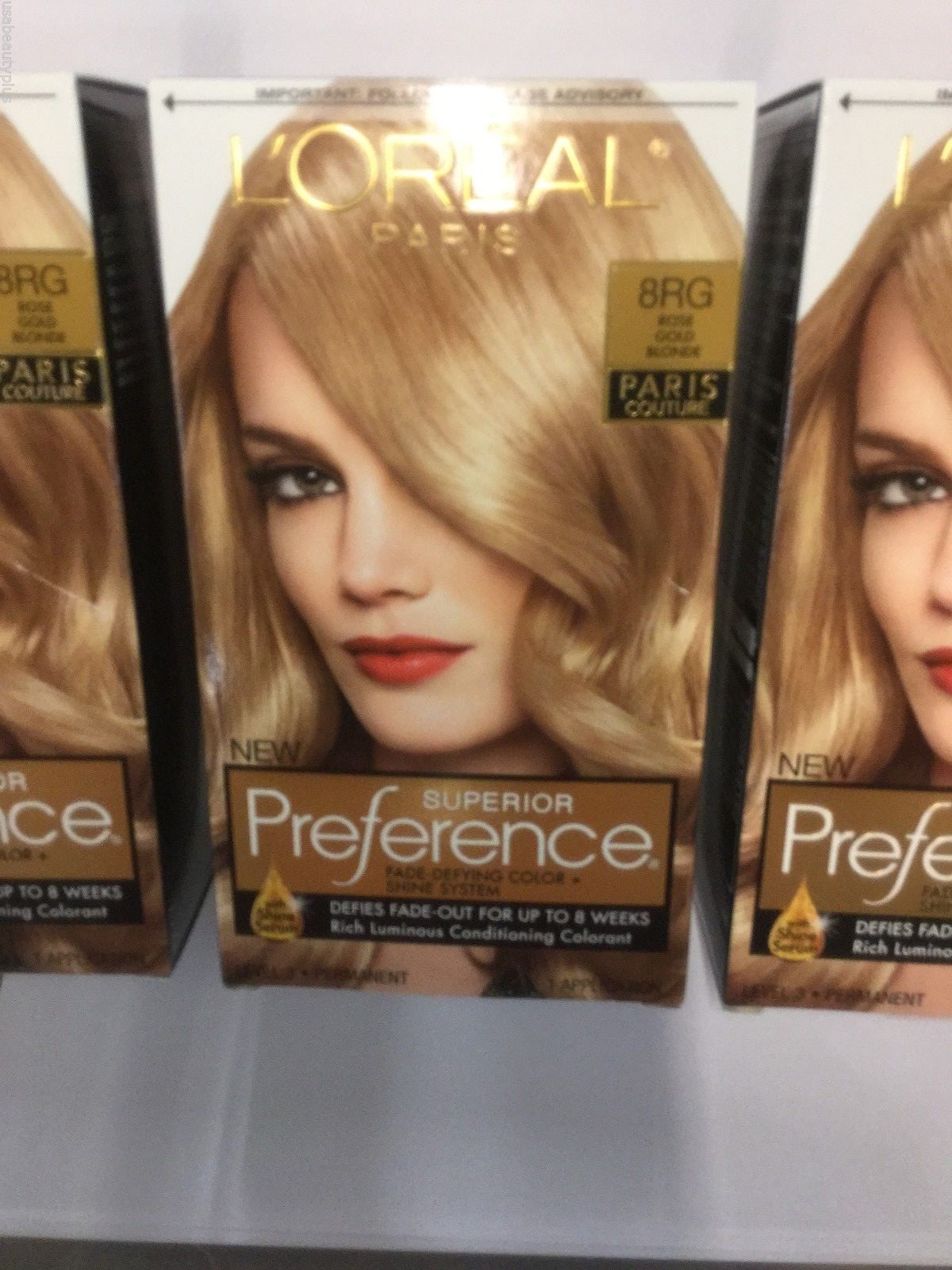 10 X L'Oreal Superior Preference Paris Couture Hair Color ROSE GOLD BLONDE #8RG