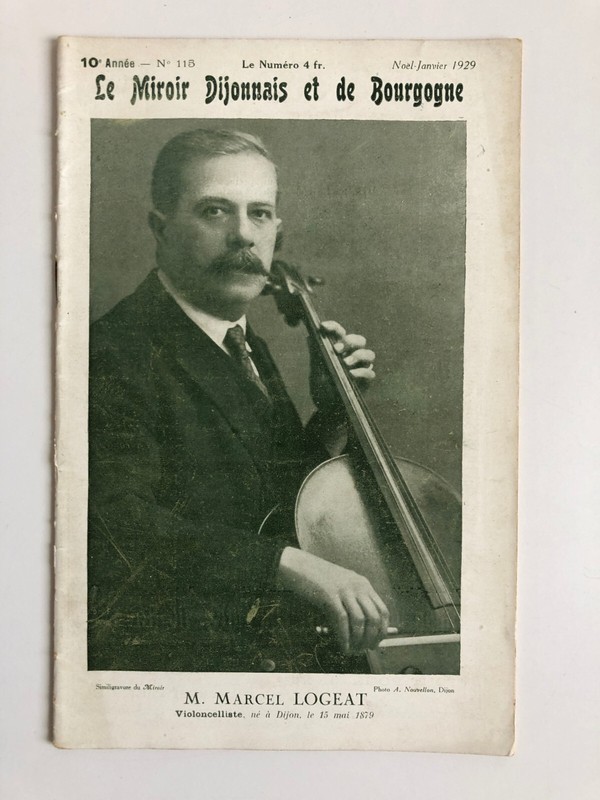 Le Miroir Dijonnais Et De Bourgogne Marcel Logeat Revue Regionaliste 1929