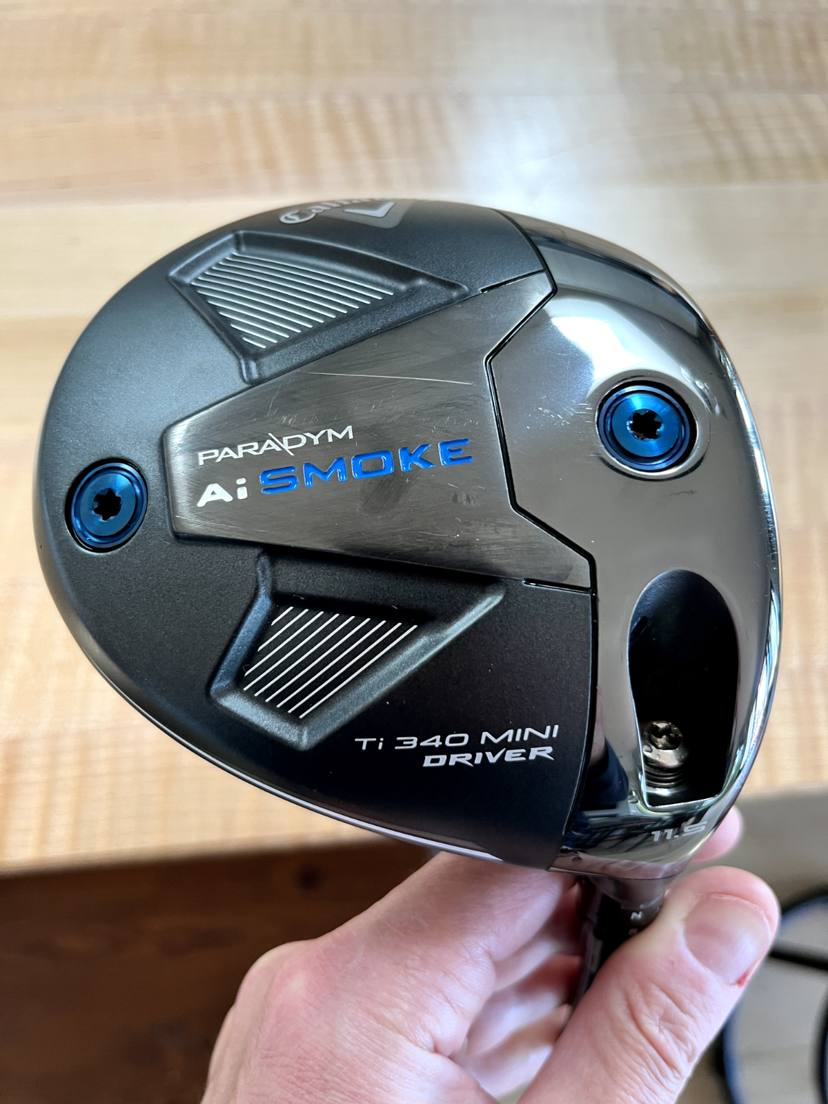 Callaway Paradym Ai Smoke 11.5* Mini Driver Denali Stiff