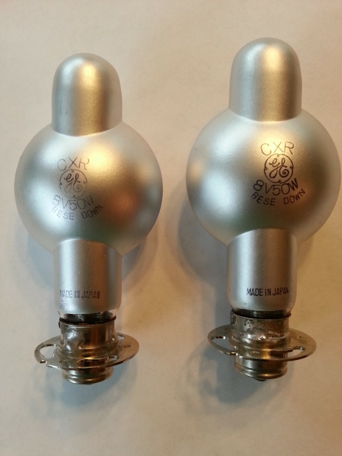 Sylvania CXL/CXR 50 Watts 8V Projector Lamp Projection Bulb NOS Japan, Lot of 2