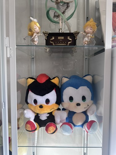 SONIC & FRIENDS Sonic Shadow Plush Doll M Set of 2 SEGA Fave