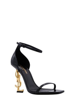 Pre-owned Saint Laurent Opyum Sandals In Black