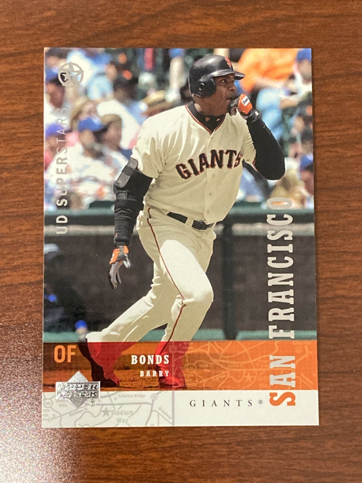 BARRY BONDS 2003 UPPER DECK SUPERSTARS SAN FRANCISCO GIANTS