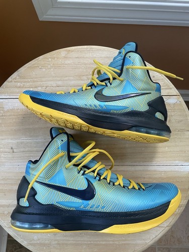 Nike KD5 KD V ケビン・デュラント KEVIN DURANT Nike Kevin Durant KD V: Pearl White, Blue & Orange - Sz 9.5