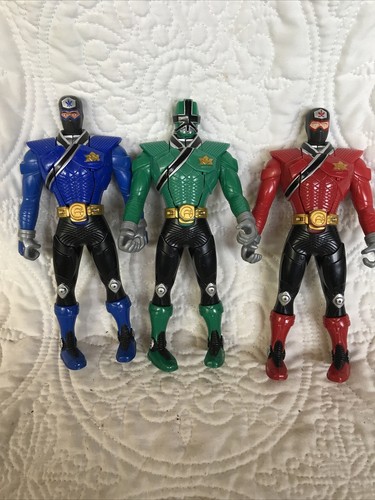 3) POWER RANGERS FLIP HEAD Super Samurai Ranger Switch 2010