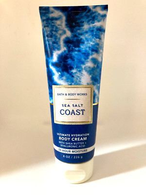 Bath and Body Works Sea Salt Coast Ultimate Hydration Body Cream 8 oz