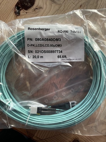 LWL Patchkabel LC LC OM3 Faser Glasfaserkabel 20 M