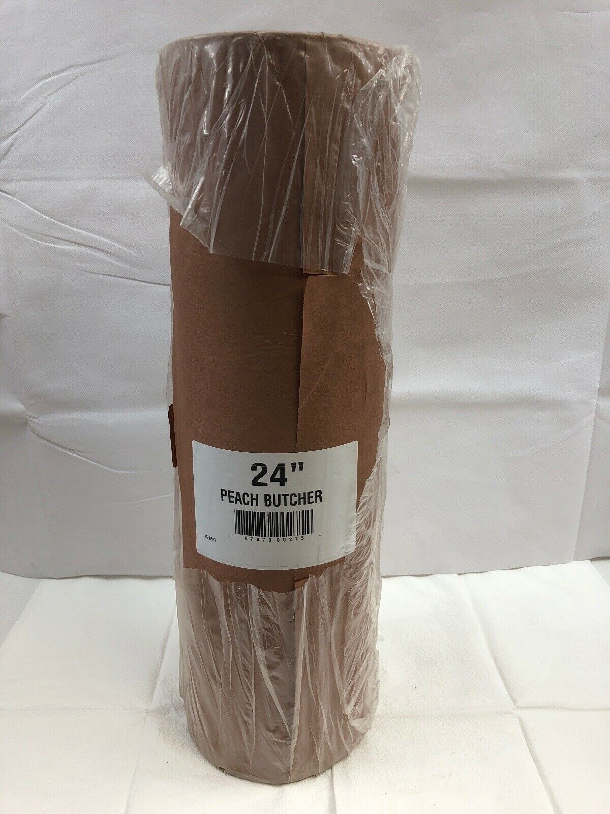 24'' x 700' Peach Treated Butcher Paper Roll #40 - HOTT DEALS