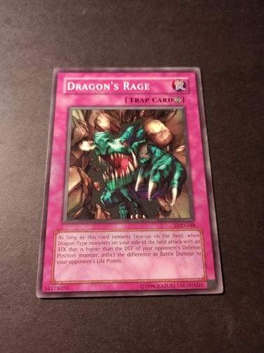 Yu-Gi-Oh! Dragon's Rage Common Trap Card LOD-048 LP | eBay