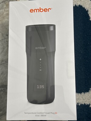 Ember TM191200US 12oz Temperature Control Smart Travel Mug - Black